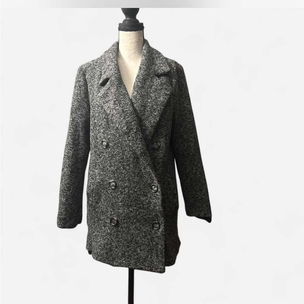 Papaya Women's Charcoal Pea Coat